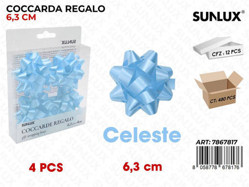 COCCARDE REGALO 2,5CM  4PZ