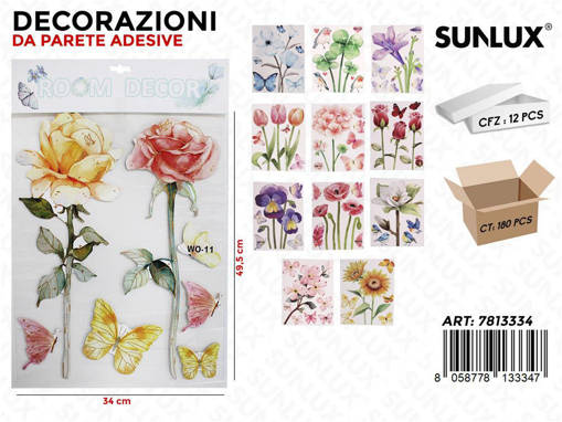 SUNLUX STIKERS ADVFIORI 34X49,5CM