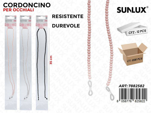 FILO PER OCCHIALI COLORI ASS. /PZ DA 12**