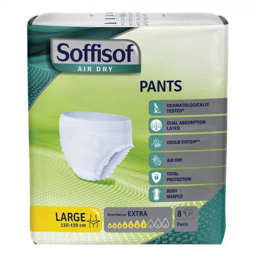 Soffisof Pants Exra Tg. Large 8pz Dispositivo Medico
