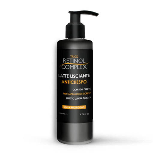Retinol Complex Trico Latte Lisciante per Capelli Ricci Con Semi Di Lino 200 ml