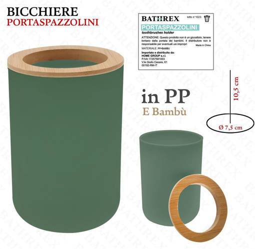 Bathrex L.Bambu' Portaspazzolino