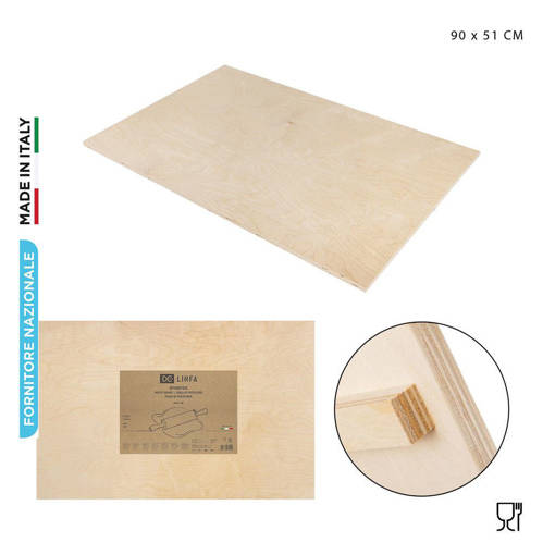 Dc Casa Spianatoia Legno 90X51Cm