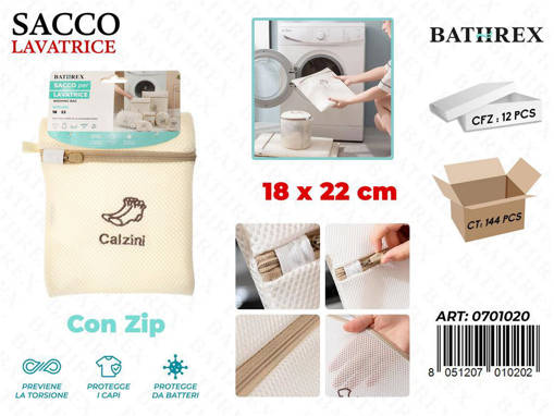 Bathrex Sacco Salvacalzini Beige 18*22Cm