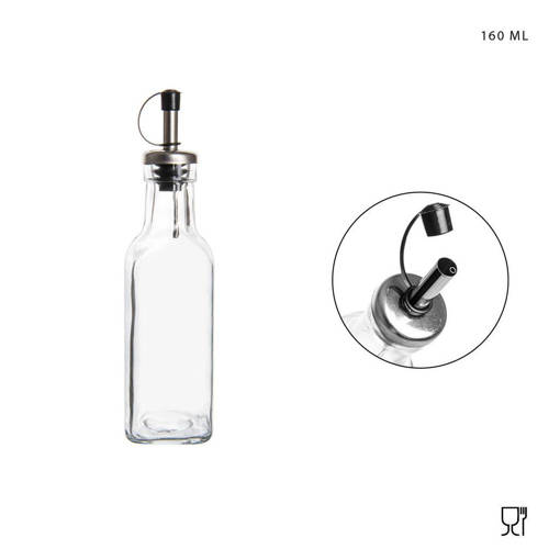 Dc Casa Bottig.Vetro+Tappo S/Goccia 160Ml 4.8X19.8