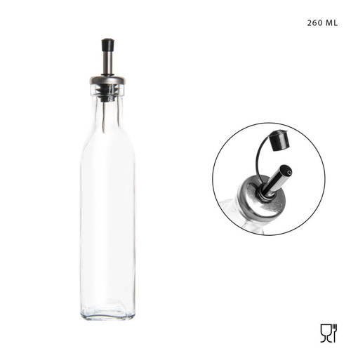 Dc Casa Bottig.Vetro+Tappo S/Goccia 260Ml 4.8X25Cm