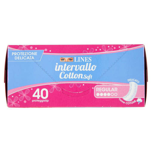 Lines Intervallo Cotton Soft Regular Disteso 40 pz