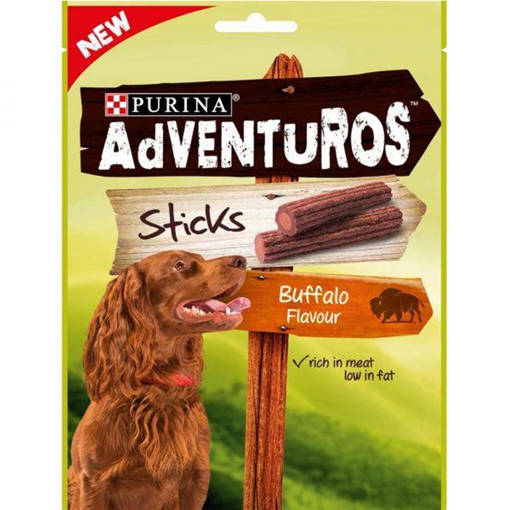 Purina Adventuros Snack Cane Adventuros Strips, 120G