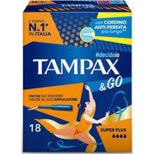 TAMPAX&GO SUPER PLUS X 18