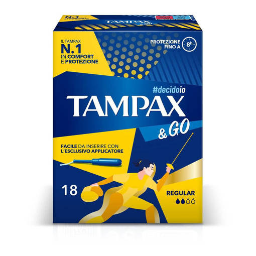 TAMPAX&GO REGULAR X 18