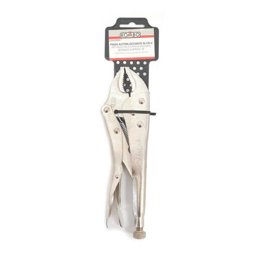 Kombo Pinza Grip Regolabile Autobloccante Ganasce Sagomate Sgancio A Spinta 10"