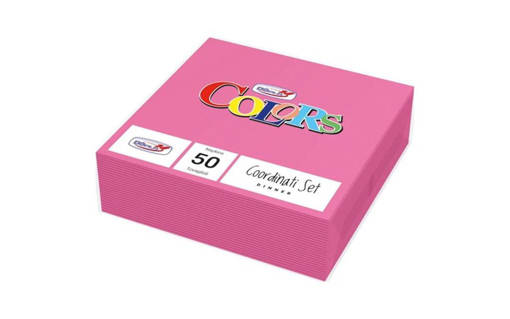 Dopla Tovaglioli Ovatta 33X33 2Veli  Fucsia Carta