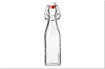 Bormioli Rocco Bottiglia Swing 0.25 litri, Quadra, con Tappo