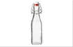 Bormioli Rocco Bottiglia Swing 0.25 litri, Quadra, con Tappo