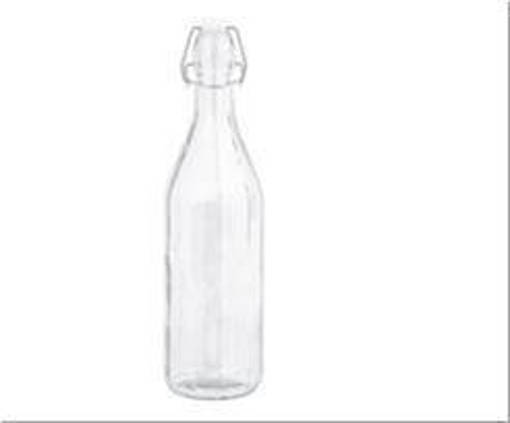 C&K Bottiglia Vetro Straight  C/Tappo 1L  