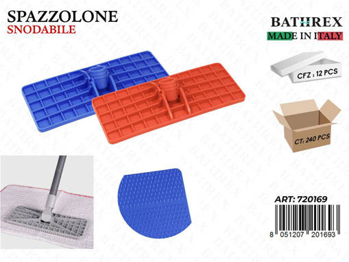 Bathrex Spazzolone Snodabile Blu