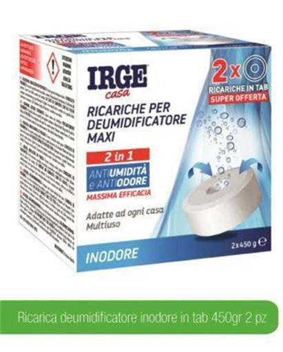 Irge Ricarica Deumidificatore In Tab 450Gr 2 Pezzi