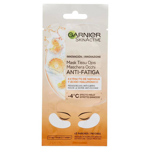 GARNIER MASCHERA OCCHI IN TESSUTO SUCCO DI ARANCIA E ACIDO IALURONICO