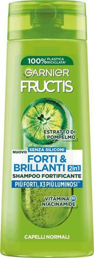 Fructis Shampoo Forti E Brillanti 2 in 1 Capelli Normali 250 ml