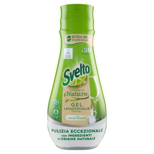 Svelto Lavastoviglie Gel 640 ml Eco Aceto Bianco        