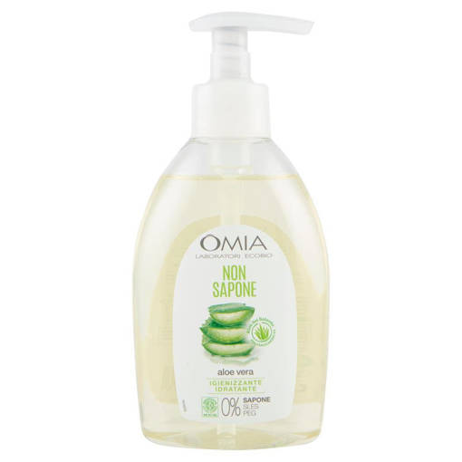 OMIA ECOBIO NON SAPONE LIQUIDO MANI VISO ALOE VERA DISPENSER