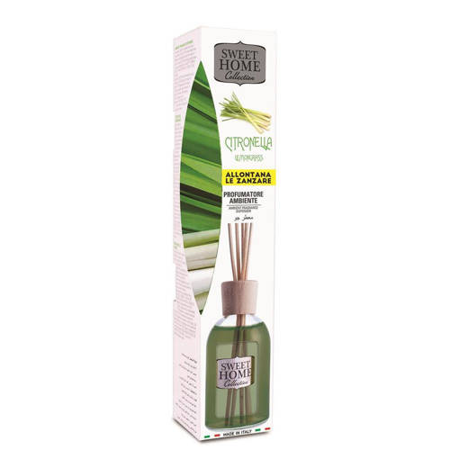 Sweet Home Deo Ambiente Bastoncini Citronella 100 ml