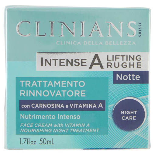 Clinians Intense A Lifting Rughe Notte Crema Trattamento Rin