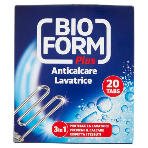 Bioform Plus Anticalcare Lavatrice 20 Tabs