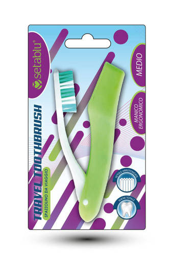 Setablu SPAZZOLINO DENTI DA VIAGGIO PIEGHEVOLE