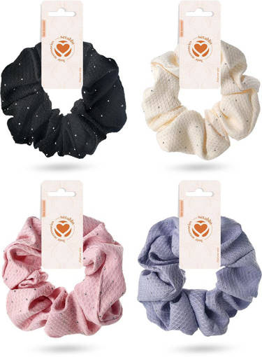 Setablu Elastico Scrunchie Con Glitter Vari Col