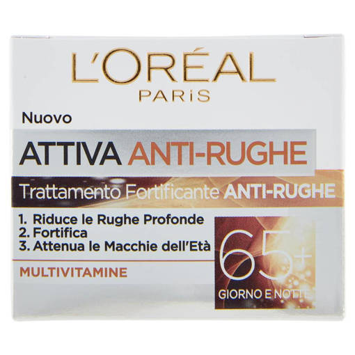 L'Oreal Attiva Anti-Rughe 65+ Giorno 50 ml