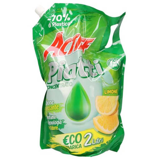 Actiff Piatti Ricarica 2 Lt Limone