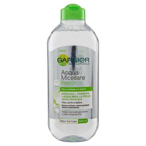 Garnier Acqua Micellare Fresh, Pelli Normali o Miste, 400 ml