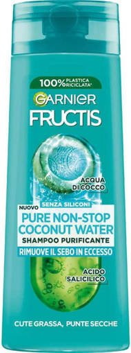 Fructis Shampoo Pure Non-Stop Coconut Water 250 ml
