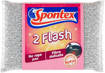 Spontex Spugna Abrasiva Flash, 2 pezzi