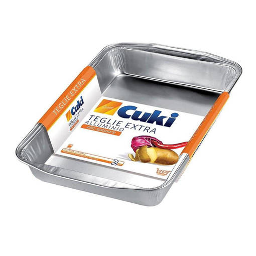 Cuki Teglie Extra S97, 8 Porzioni, 2 pezzi, Vaschette Alluminio