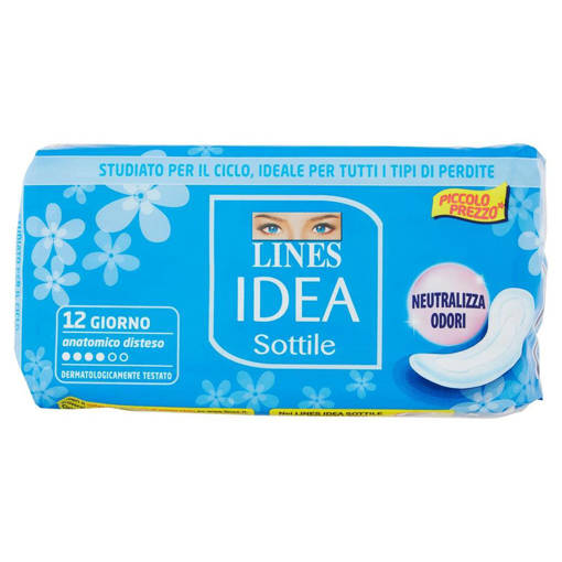 Lines Idea Sottile Anatomico Disteso 12 pz