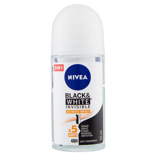 Nivea Black & White Invisible Ultimate Impact Anti-Pespirant 50 ml