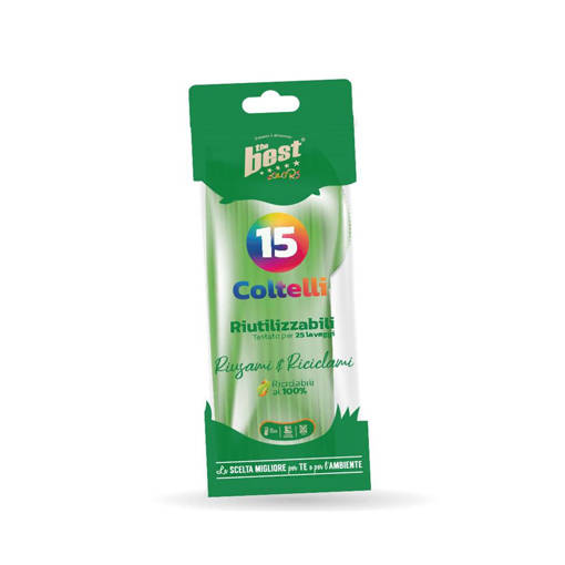 Posate Verdi Riutilizzabili The Best Coltelli Riutilizzabili 15 Pcs