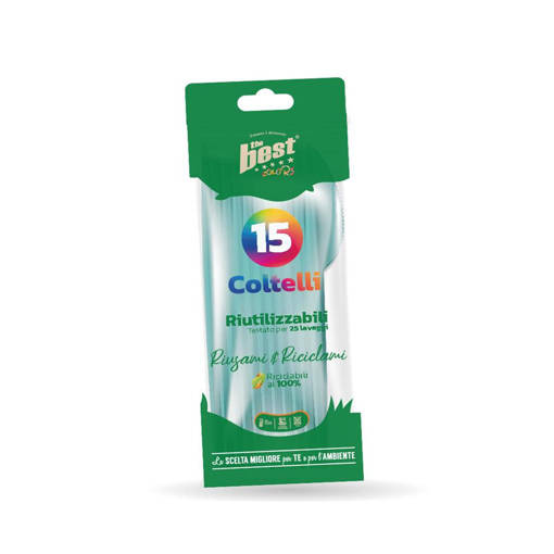 Posate Azzurre Riutilizzabili The Best Coltelli Riutilizzabili 15 Pcs