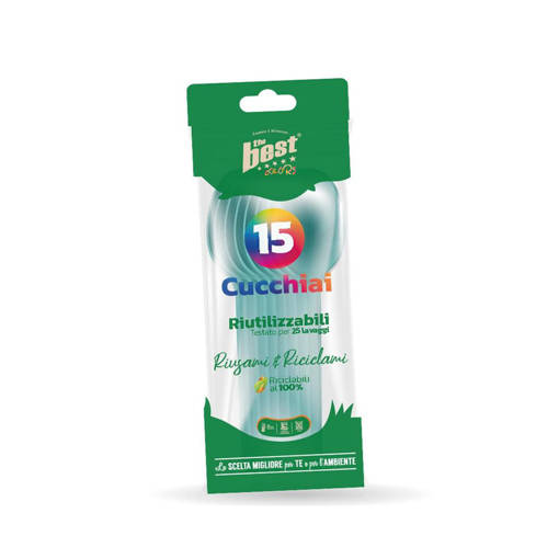 Posate Azzurre Riutilizzabili The Best Cucchiai Riutilizzabili 15 Pcs