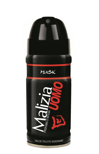 Malizia Uomo Eau De Toilette Deodorante Musk 150 ml