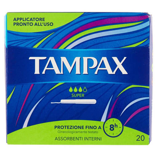 Tampax Blue Box Super 20 pz