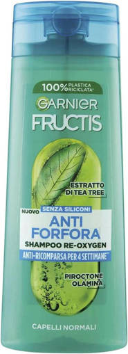 Fructis Shampoo Antiforfora Re-Oxygen All'Estratto Dell'albero Del The 250 ml