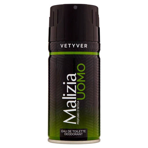 Malizia Uomo Vetyver Eau de Toilette Deodorant 150 mL