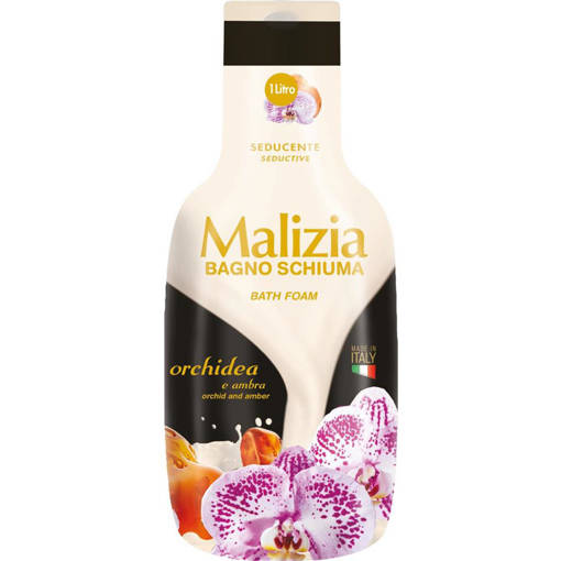 Malizia Bagnoschiuma 1 Lt Orchidea e Ambra