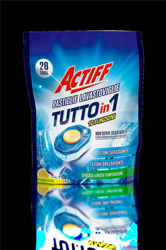 Actiff Lavastoviglie 28 Tabs Tutto in 1 Limone