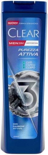 CLEAR SH.225ML 3IN 1 PUREZZA ATTIVA     
