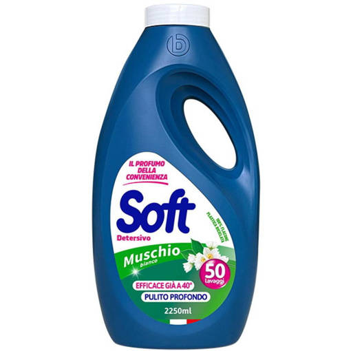 Soft Lavatrice Muschio Bianco 50 lavaggi 2250 ml