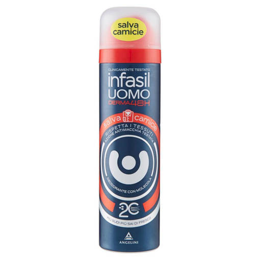 infasil Uomo Derma48H Deospray salva camicie 150 ml